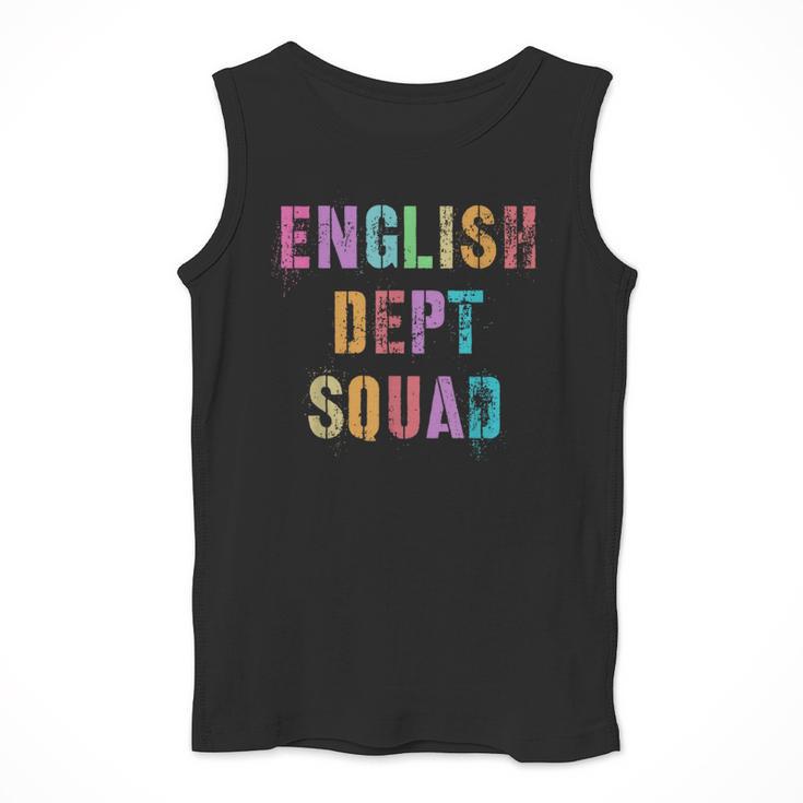 Vintage ENGLISH DEPT SQUAD Back To School Teacher Student Men Tank Top, English Teacher Gifts, funny design Vintage ENGLISH DEPT SQUAD Back To School Teacher Student Men Tank Top, English Teacher Gifts, funny design