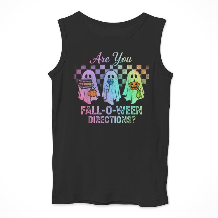 Vintage Are You Fall O Ween Directions Teacher Halloween Men Tank Top, funny design Vintage Are You Fall O Ween Directions Teacher Halloween Men Tank Top, funny design