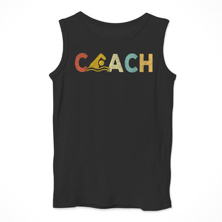 Vintage Swim Coach Swimming Coach Swim Teacher Swimmer Retro Men Tank Top, funny design Vintage Swim Coach Swimming Coach Swim Teacher Swimmer Retro Men Tank Top, funny design