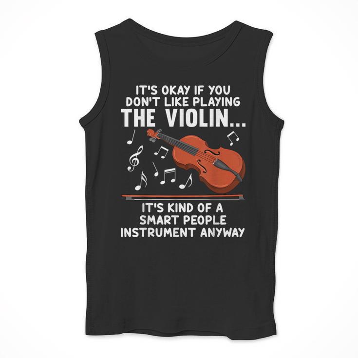 Violin Player Costume For Men Women Violin Teacher Violinist Men Tank Top, funny design