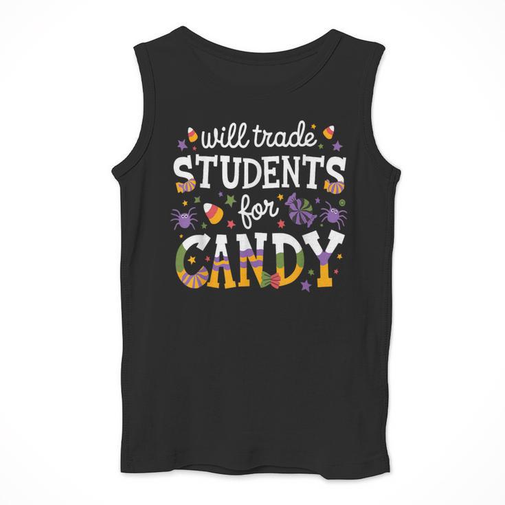 Will Trade Students For Candy Teacher Halloween Costume Tee Men Tank Top, funny design Will Trade Students For Candy Teacher Halloween Costume Tee Men Tank Top, funny design