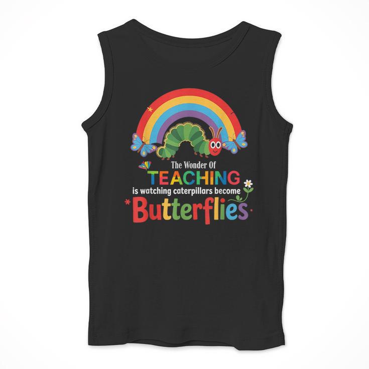 The Wonder Of Teaching Is Watching Caterpillars Teacher Men Tank Top, funny design The Wonder Of Teaching Is Watching Caterpillars Teacher Men Tank Top, funny design