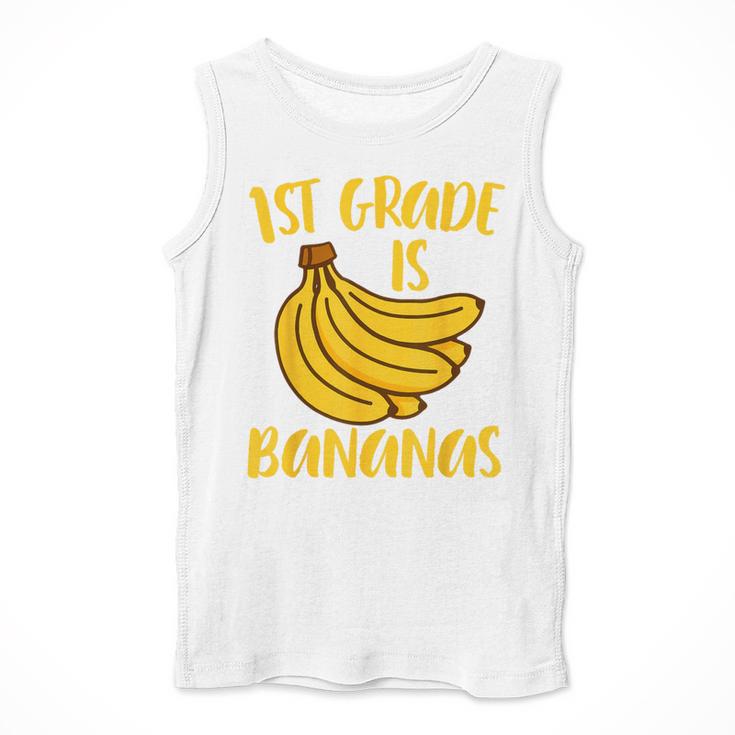 1st Grade Is Bananas Teacher Teaching Back To School Men Tank Top, funny design