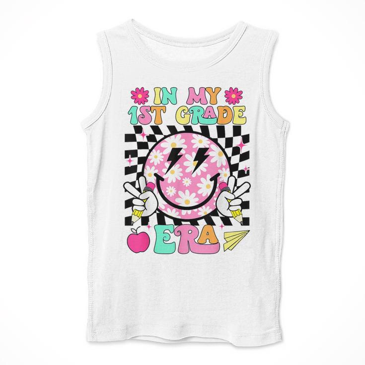 In My 1st Grade Era Smile Face Back To School Teacher Kid Men Tank Top, funny design