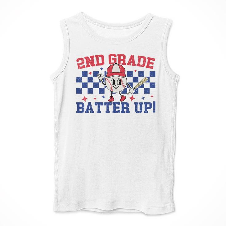 2nd Grade Batter Up Back To School Baseball Teacher Kids Men Tank Top, 2nd Grade Teacher Gifts, funny design 2nd Grade Batter Up Back To School Baseball Teacher Kids Men Tank Top, 2nd Grade Teacher Gifts, funny design