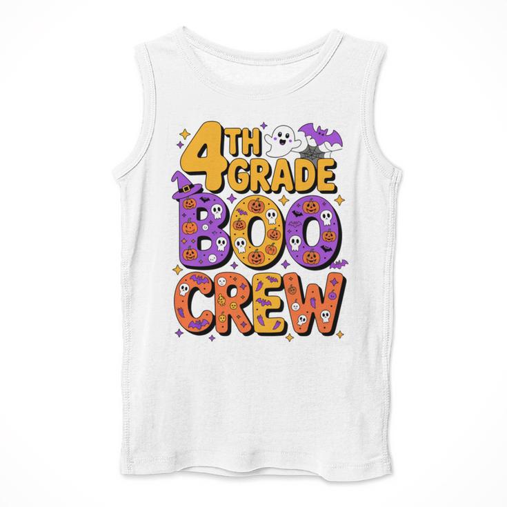 4th Grade Boo Crew Ghost Halloween Teacher Costume Men Tank Top, 4th Grade Teacher Gifts, funny design 4th Grade Boo Crew Ghost Halloween Teacher Costume Men Tank Top, 4th Grade Teacher Gifts, funny design