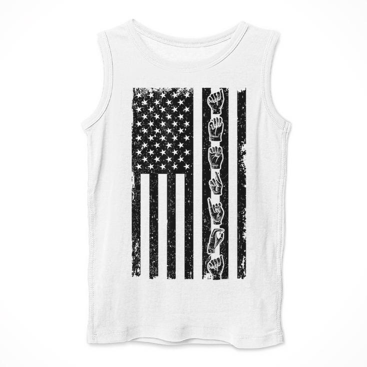 ASL Flag Sign Language Deaf ASL Teacher For Men Women Men Tank Top, funny design ASL Flag Sign Language Deaf ASL Teacher For Men Women Men Tank Top, funny design