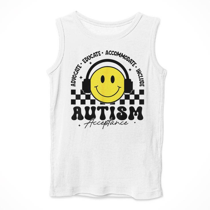 Autism Awareness Acceptance Special Education Teacher Kids Men Tank Top, funny design