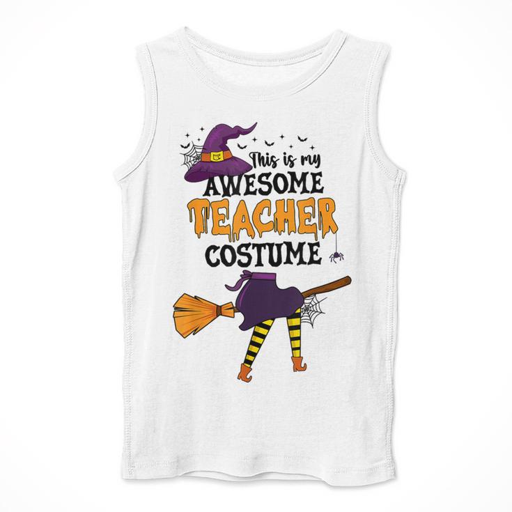 This Is My Awesome Teacher Costume Halloween Witch Men Tank Top, funny design This Is My Awesome Teacher Costume Halloween Witch Men Tank Top, funny design