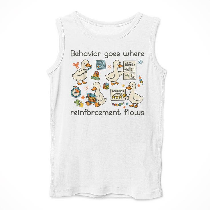 Behavior Analyst Silly Goose RBT ABA Therapy Sped Teacher Men Tank Top, funny design