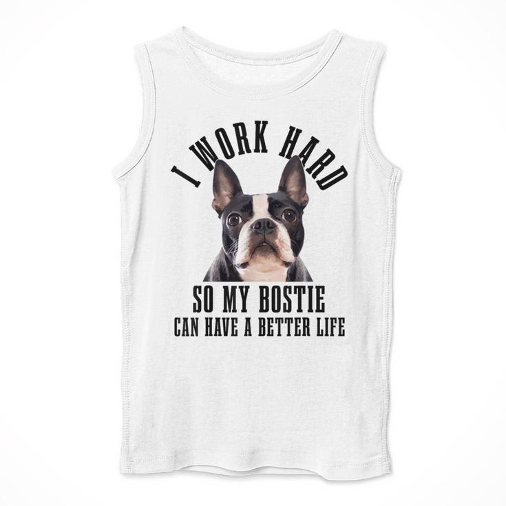 Bostie Mama Dog Dad Boston Terrier For Men Women Men Tank Top, Boston Terrier Dad Gifts, funny design
