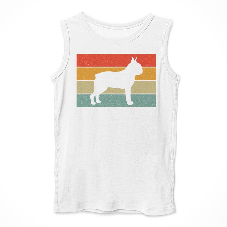 Boston Terrier Dog Lover Retro Vintage Cool For Dog Owner Men Tank Top, funny design