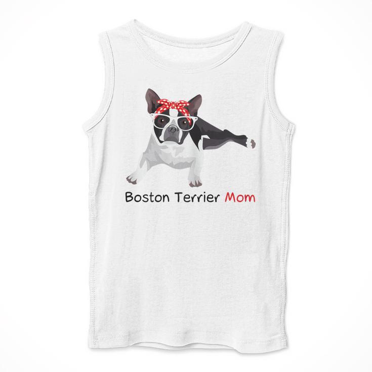 Boston Terrier Mom Bandana Boston Terrier Dog Men Tank Top, Mom Gifts, Boston Terrier Mom Gifts, funny design