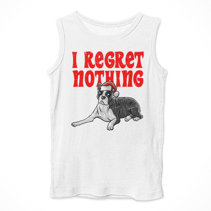 Boston Terrier Santa Claus Hat Merry Christmas Dog X-Mas Men Tank Top, Boston Terrier Christmas Gifts, funny design