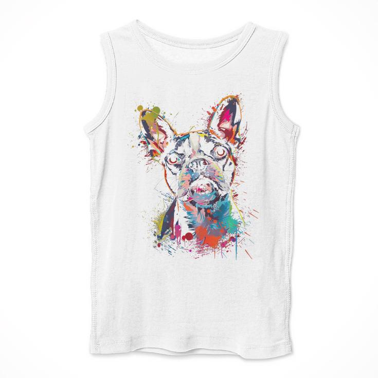 Boston Terrier Splash Men Tank Top, funny design