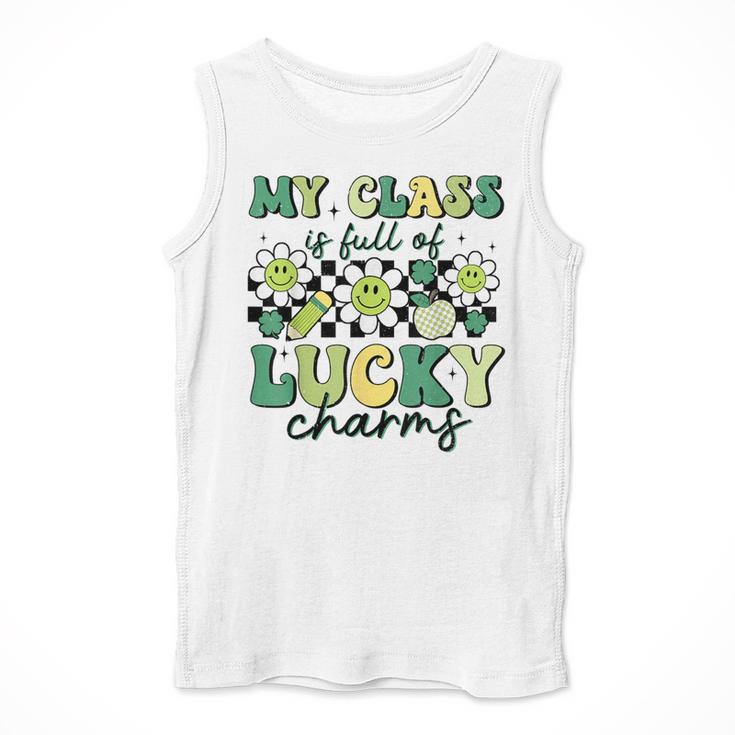 My Class Is Full Of Lucky Charms St Patricks Day Teacher Men Tank Top, funny design