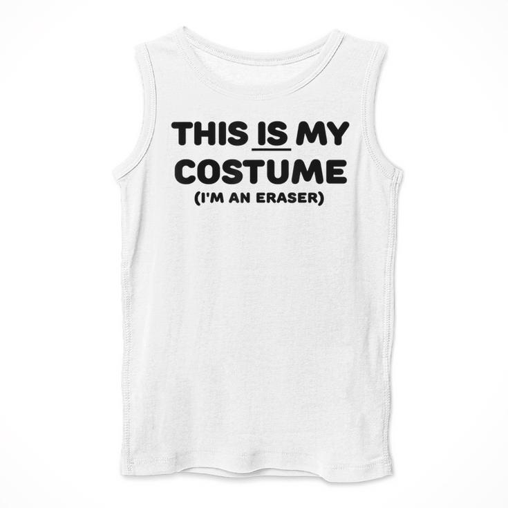 THIS IS MY COSTUME Eraser Teacher Halloween Costume Men Tank Top, funny design