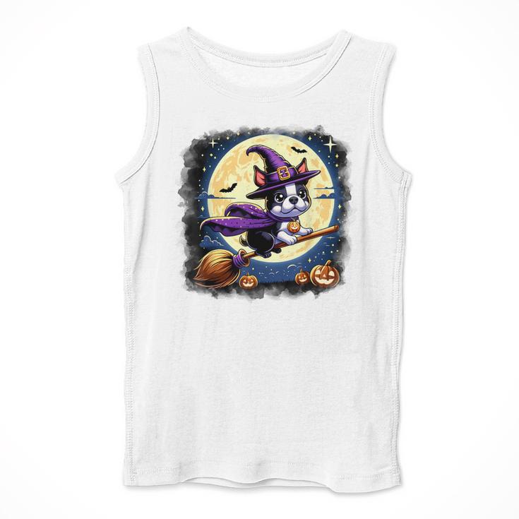 Cute Boston Terrier Halloween Costume Dog Lover Women Girls Men Tank Top, Boston Terrier Halloween Gifts, funny design