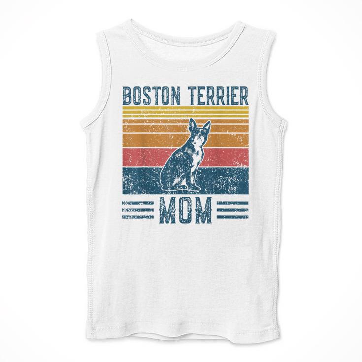 Dog Boston Terrier Mom Vintage Boston Terrier Mom Men Tank Top, Mom Gifts, Boston Terrier Mom Gifts, funny design