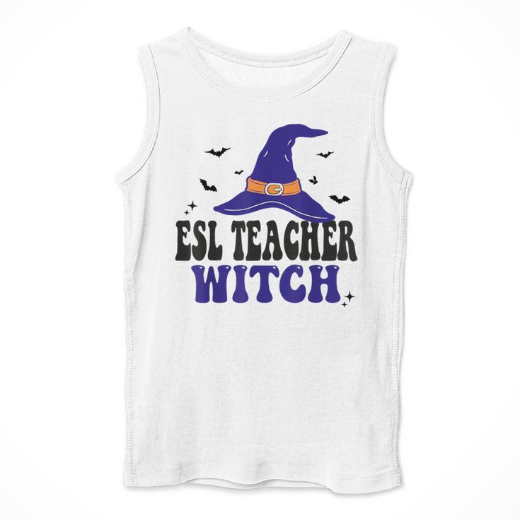 ESL Teacher Witch Halloween Matching Group Costume Men Tank Top, Esl Teacher Gifts, funny design ESL Teacher Witch Halloween Matching Group Costume Men Tank Top, Esl Teacher Gifts, funny design