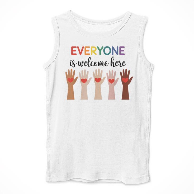 Everyone Is Welcome Here Idaho Teacher Men Tank Top, funny design Everyone Is Welcome Here Idaho Teacher Men Tank Top, funny design