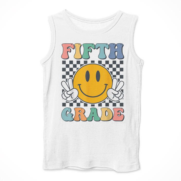 Fifth Grade Team Teachers Boys Girls Retro Smile 5th Grade Men Tank Top, funny design