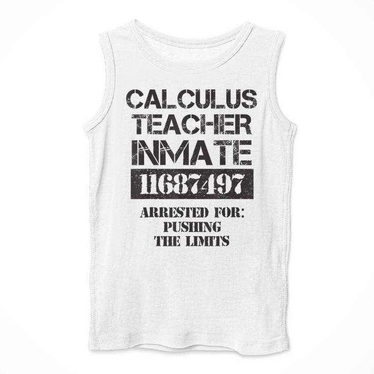 Halloween Calculus Teacher Prisoner Costume Men Tank Top, funny design Halloween Calculus Teacher Prisoner Costume Men Tank Top, funny design