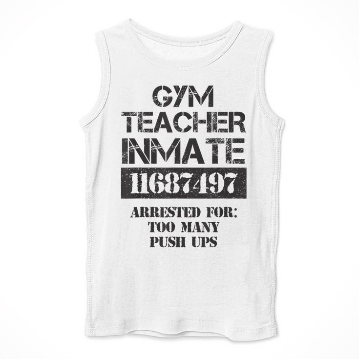 Halloween Gym Teacher Prisoner Costume Men Tank Top, funny design Halloween Gym Teacher Prisoner Costume Men Tank Top, funny design