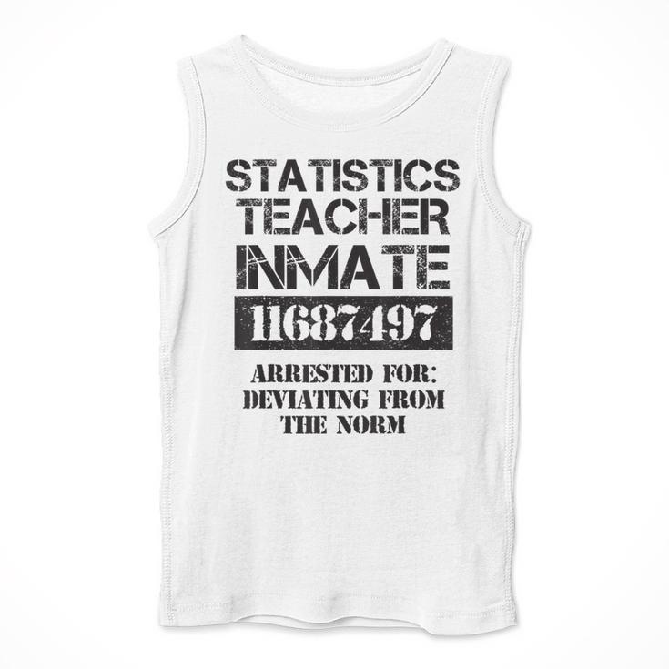 Halloween Statistics Teacher Prisoner Costume Men Tank Top, funny design Halloween Statistics Teacher Prisoner Costume Men Tank Top, funny design