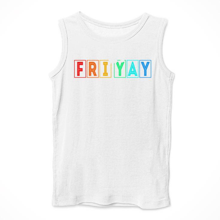 Happy Fri Yay Teacher Friday Men Tank Top, funny design Happy Fri Yay Teacher Friday Men Tank Top, funny design