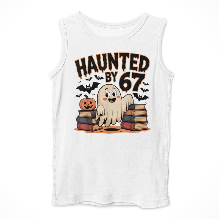 Haunted By 67 Teacher Ghost Pumpkin Halloween Costum Men Tank Top, funny design Haunted By 67 Teacher Ghost Pumpkin Halloween Costum Men Tank Top, funny design