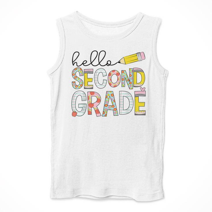 Hello Second Grade Team 2nd Grade Back To School Teacher Kid Men Tank Top, 2nd Grade Teacher Gifts, funny design Hello Second Grade Team 2nd Grade Back To School Teacher Kid Men Tank Top, 2nd Grade Teacher Gifts, funny design