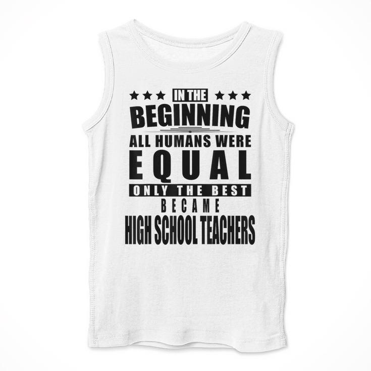 High School Teacher Personalized Men Tank Top, funny design