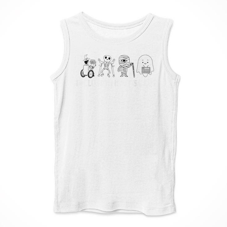 Inclusion Isn't Scary Halloween SLP Sped Teacher Unity Day Men Tank Top, funny design Inclusion Isn't Scary Halloween SLP Sped Teacher Unity Day Men Tank Top, funny design