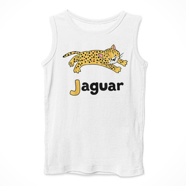 J Is For Jaguar ABC Alphabet T-Shirt For Teachers Students Men Tank Top, funny design