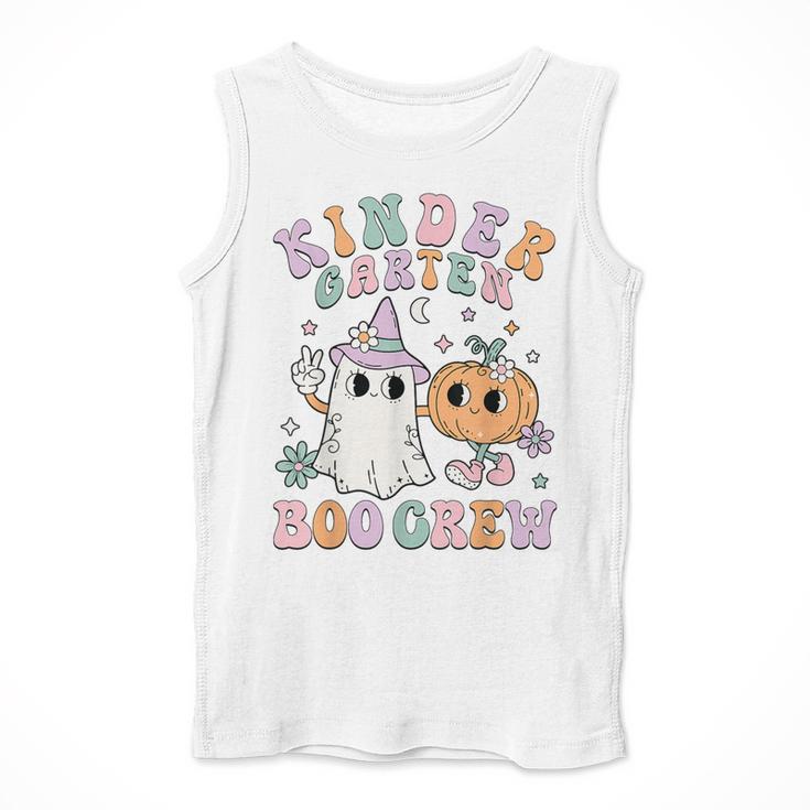 Kindergarten Boo Crew Halloween Floral Ghost Kinder Teacher Men Tank Top, funny design Kindergarten Boo Crew Halloween Floral Ghost Kinder Teacher Men Tank Top, funny design