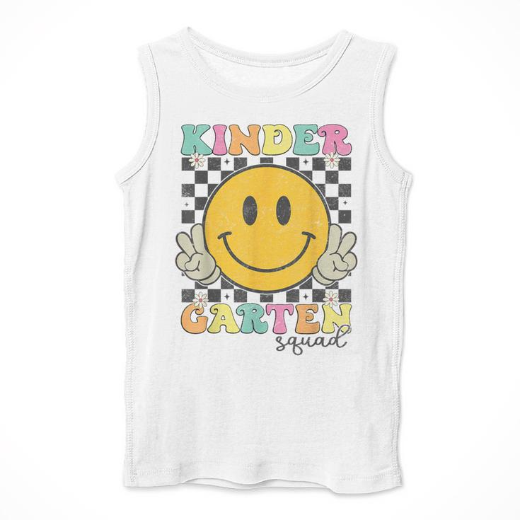 Kindergarten Squad Smile Face Teachers Kids Back To School Men Tank Top, funny design Kindergarten Squad Smile Face Teachers Kids Back To School Men Tank Top, funny design