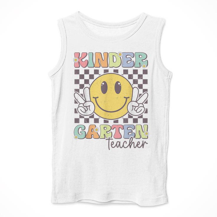 Kindergarten Teacher Team Hippie Smile Face Back To School Men Tank Top, funny design