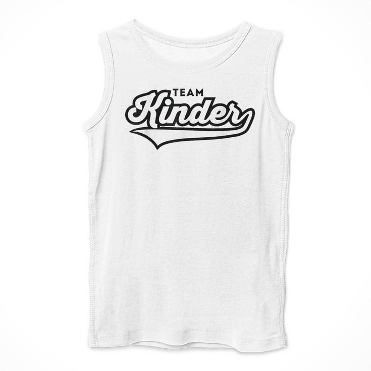 Kindergarten TEAM School Teacher Kinder Baseball-Style Shirt Men Tank Top, funny design