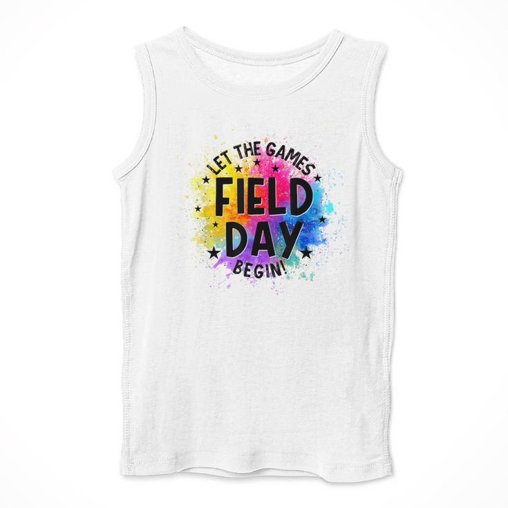 Let The Games Begin Field Day Fun Day Teachers Boys Girls Men Tank Top, funny design