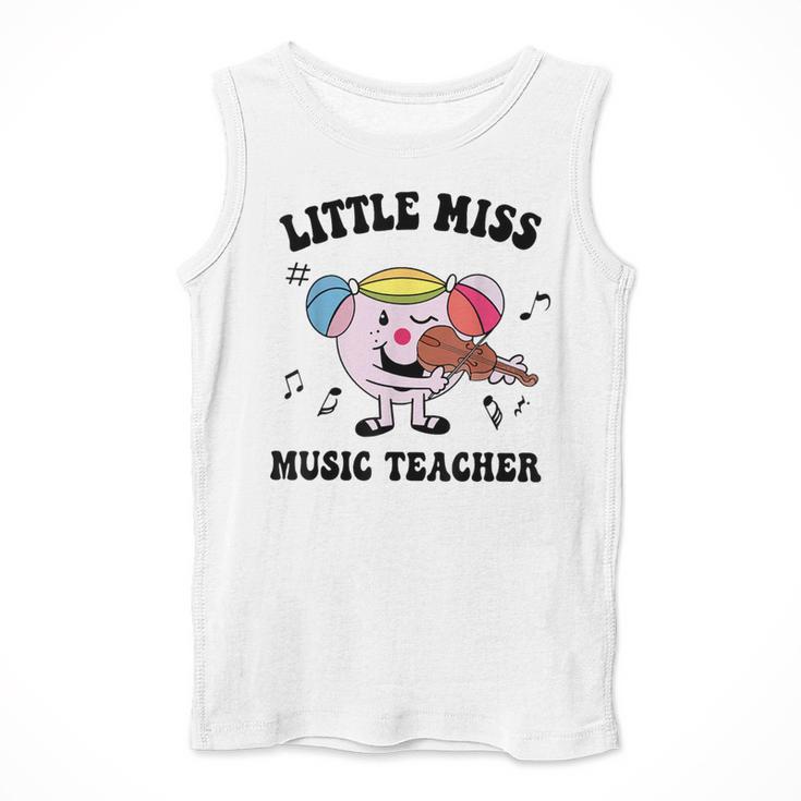 Little Miss Music Teacher Music Teacher Team Men Tank Top, funny design
