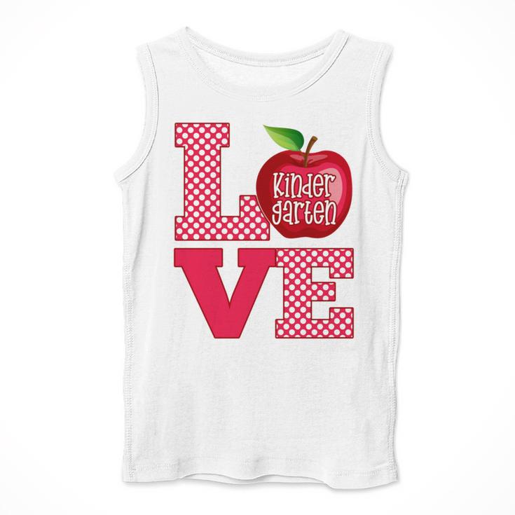 Love Kindergarten Cute Apple School Teacher Men Tank Top, funny design Love Kindergarten Cute Apple School Teacher Men Tank Top, funny design