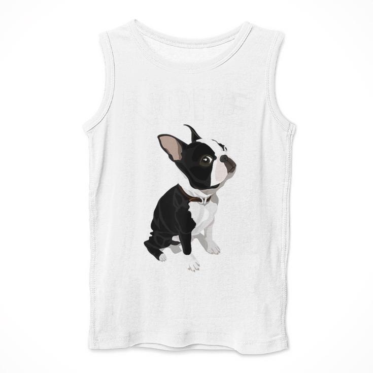 Love NOPE Boston Terrier Dog Lover Men Tank Top, funny design