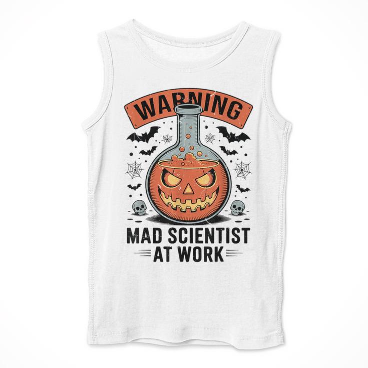 Mad Scientist Pumpkin Science Teacher Halloween Costume Kids Men Tank Top, Science Teacher Gifts, funny design Mad Scientist Pumpkin Science Teacher Halloween Costume Kids Men Tank Top, Science Teacher Gifts, funny design