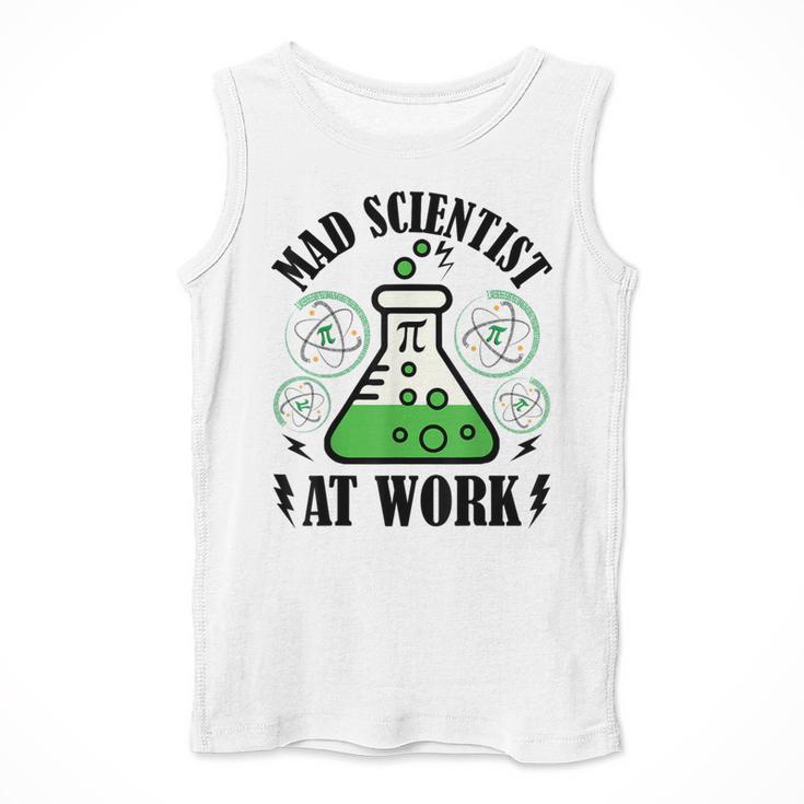 Mad Scientist Science Teacher Halloween Costume Teen Girls Men Tank Top, Science Teacher Gifts, funny design