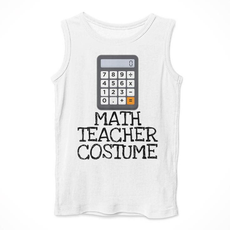 Math Teacher Costume Tshirt Halloween High School Calculator Men Tank Top, funny design Math Teacher Costume Tshirt Halloween High School Calculator Men Tank Top, funny design