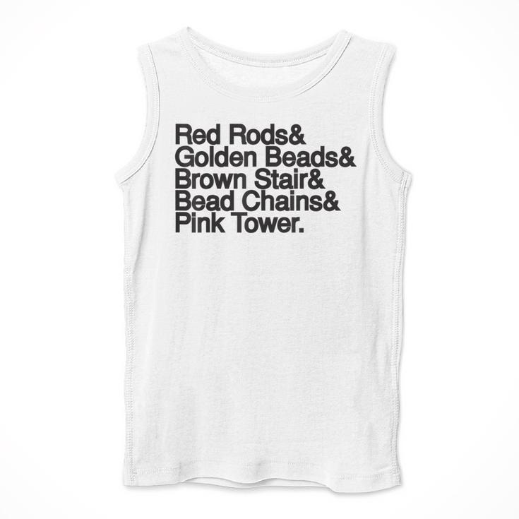Montessori Helvetica Education Teacher Men Tank Top, funny design Montessori Helvetica Education Teacher Men Tank Top, funny design