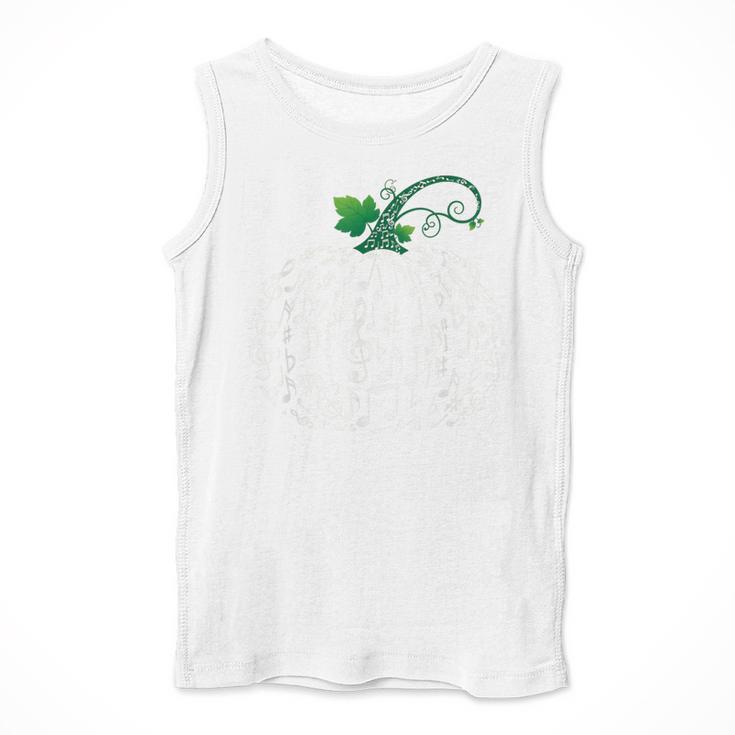Music Notes Pumpkin Fall Music Teacher Men Tank Top, funny design Music Notes Pumpkin Fall Music Teacher Men Tank Top, funny design