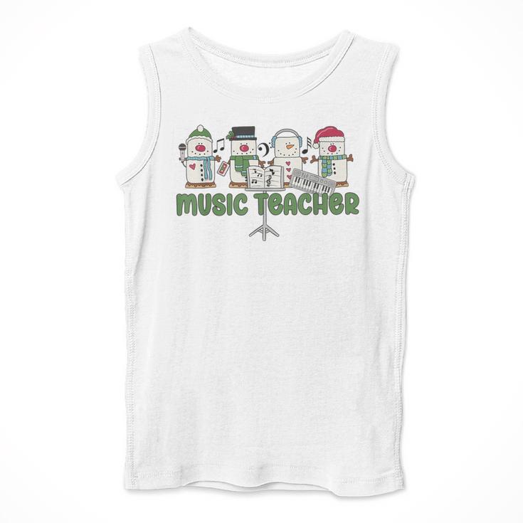 Music Teacher Christmas Holiday Wnter Music Instructor Men Tank Top, funny design Music Teacher Christmas Holiday Wnter Music Instructor Men Tank Top, funny design