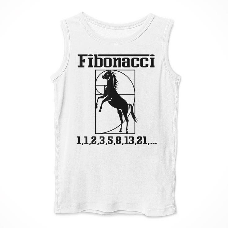 Nerdy Fibonacci Racing Car Horse Math Teacher Men Women Girls Kids Men Tank Top, funny design